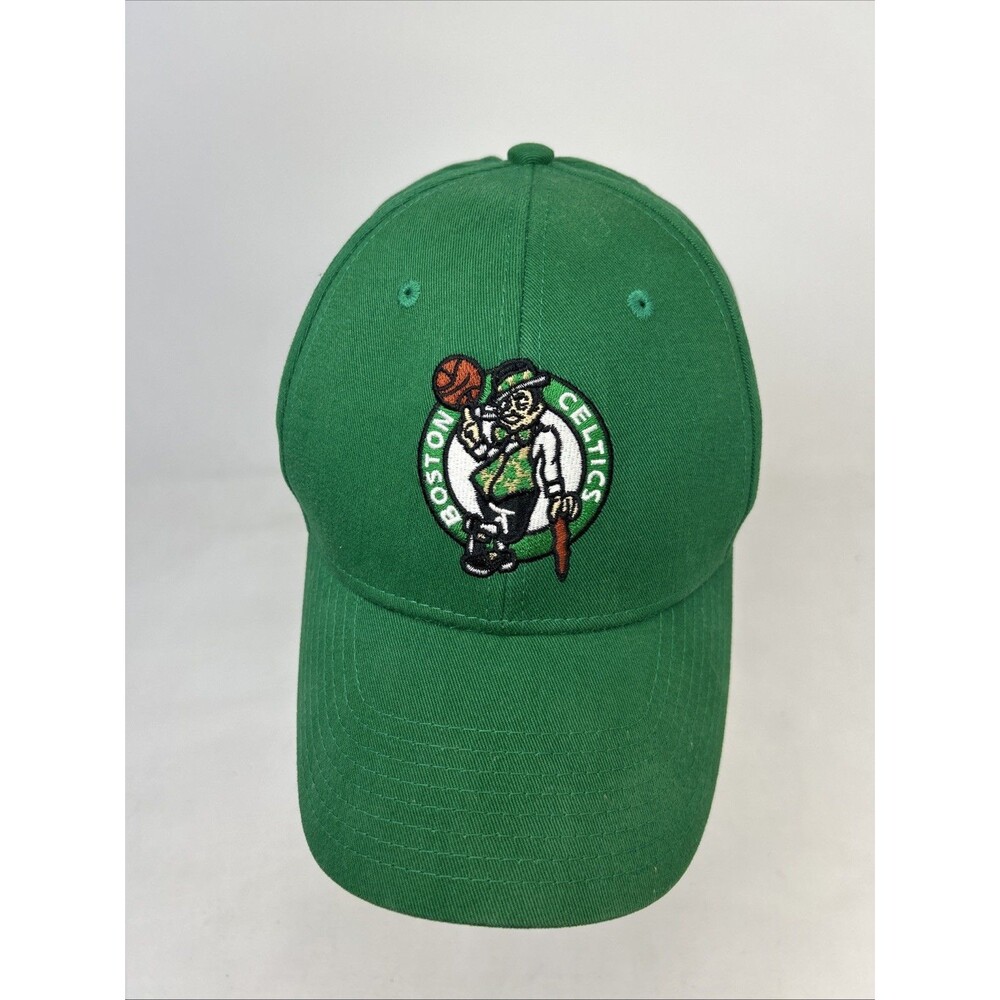 NBA Boston Celtics Fan Favorite Hat Cap Adjustable One Size Green Embroidered
